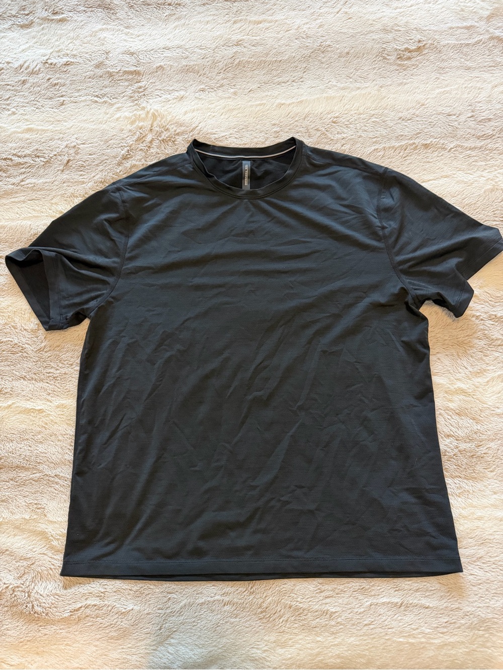 Ten Thousand Men's Black Interval Performance Tee